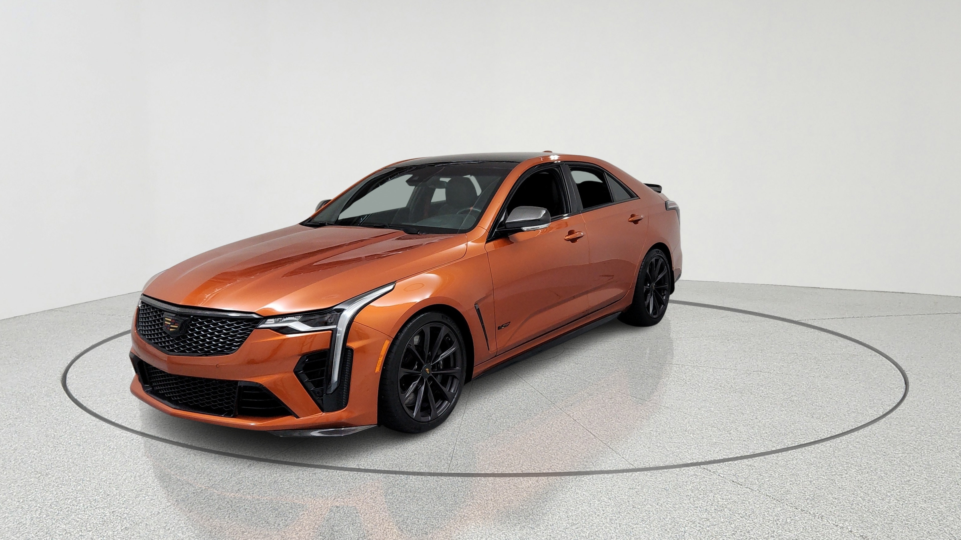 Learn About This Used 2022 Blaze Orange Metallic Cadillac V-Series