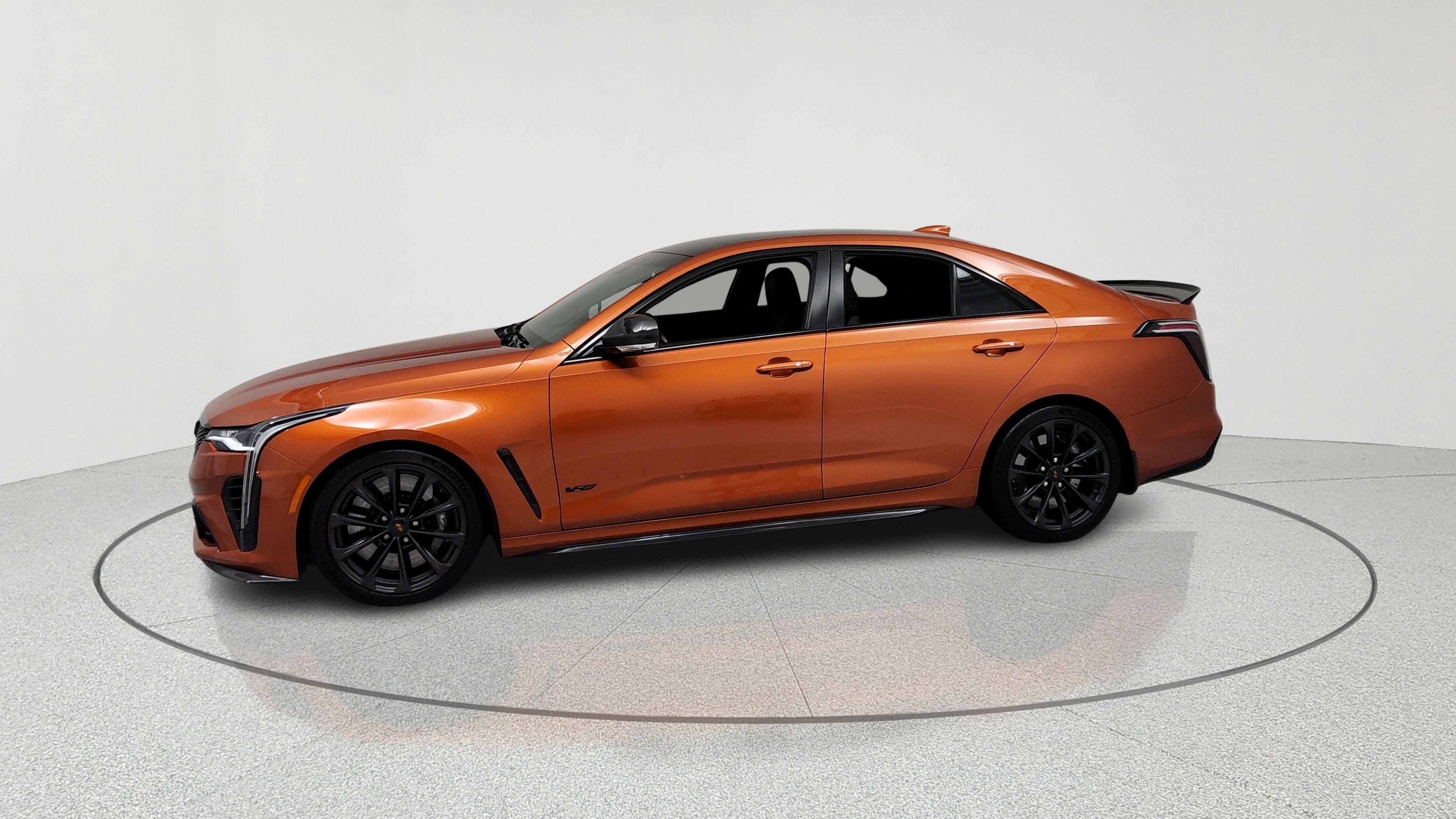 Learn About This Used 2022 Blaze Orange Metallic Cadillac V-Series