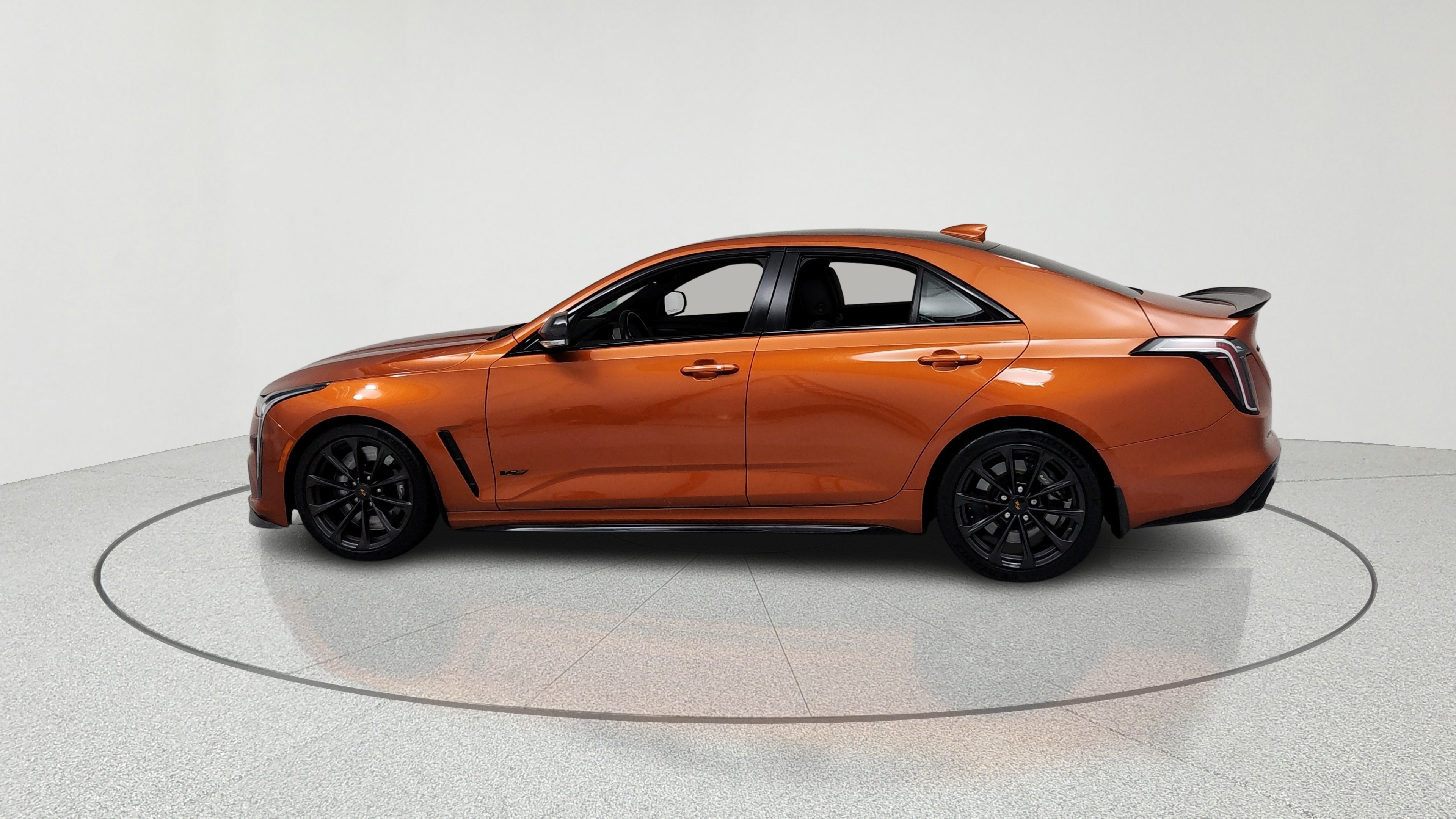 Learn About This Used 2022 Blaze Orange Metallic Cadillac V-Series