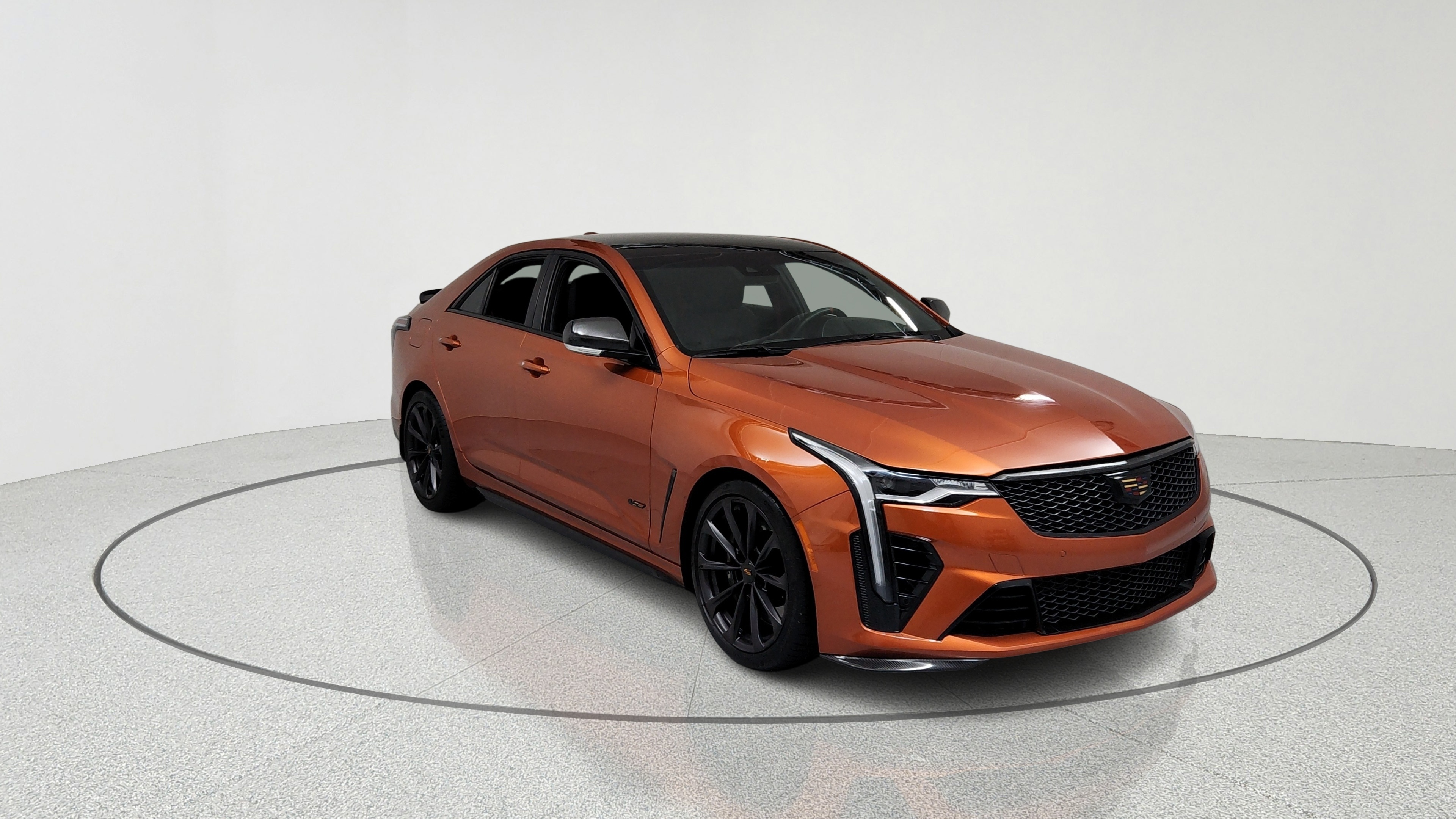 Learn About This Used 2022 Blaze Orange Metallic Cadillac V-Series