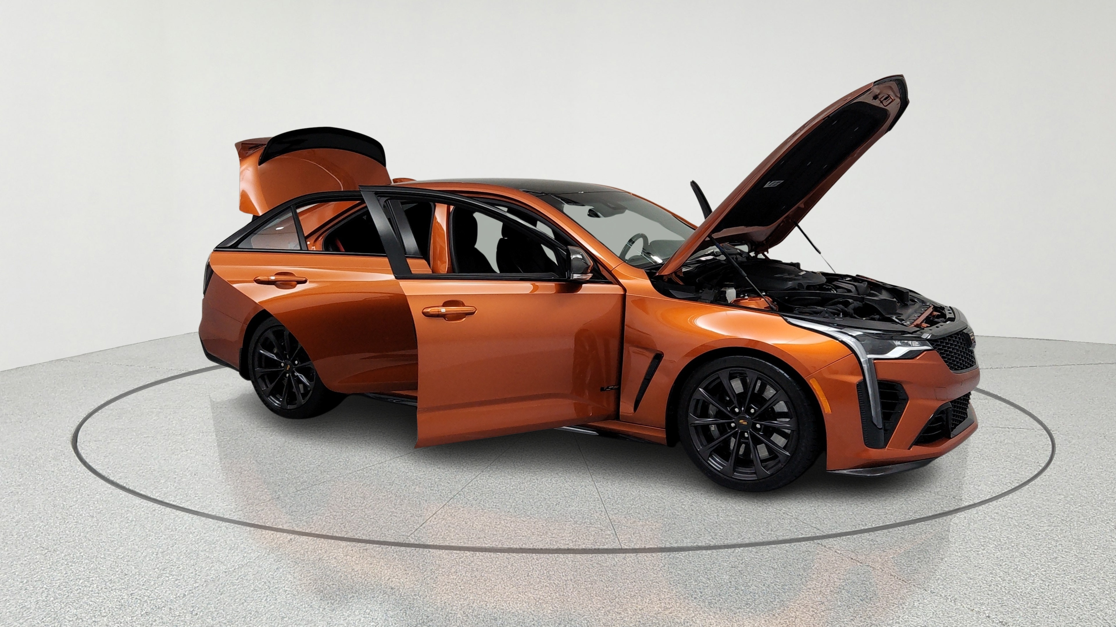 Learn About This Used 2022 Blaze Orange Metallic Cadillac V-Series